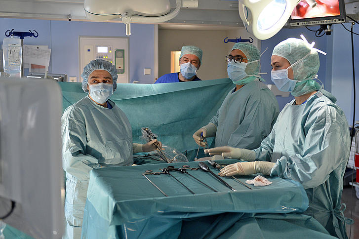 Minimalinvasive Operation